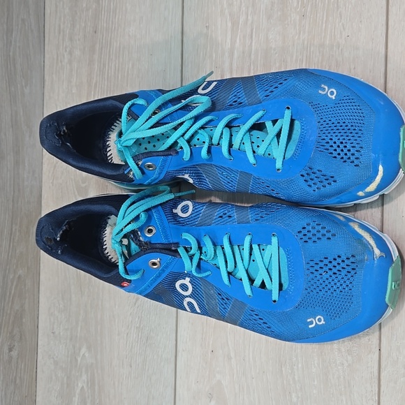 On Running Women's Cloud Blue Running Shoes Athletic Sneakers Sz 10 - Picture 3 of 12